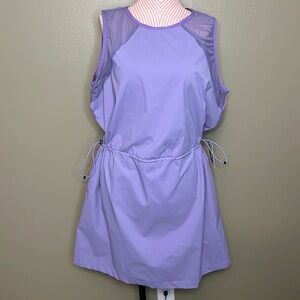 NWT STOIC Back Countey purple athletic sleeveless dress - L
